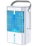 RenFox Mobiler Klimaanlage 4 in 1 Energiesparender Mini Luftkühler mit großem wassertank...