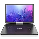 17,5’’ Tragbarer DVD Player mit 15,6’’ HD Display, 6 Stunden Wiederaufladbare...