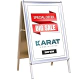 KARAT Kundenstopper BIG SALE - DIN A1 - Gehwegaufsteller - Werbetafel -...