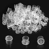 100 Stück Tattoo Tintenbecher - 11 x 10mm Kunststoff Farbbehälter, Kleine...