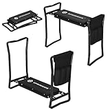 SPRINGOS Gartenhocker klappbar 3-in-1 – Kniebank & Sitzhocker mit...