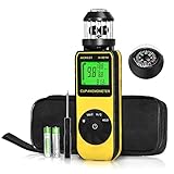AIOMEST Windmesser Windmessgerät, 881M Digital Anemometer Handheld 4 Cups, ±4% Hoher...