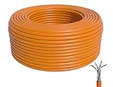 BIGtec CAT 7 Netzwerkkabel Verlegekabel LAN Kabel 50m CAT7 PiMF halogenfrei Zertifiziert...