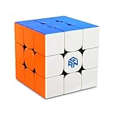 GAN 356RS 3x3 Speed Cube, 3D Puzzle Magischer Würfel Klassisch Stickerlos mit...