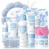 Milk Skincare Set Geschenke Für Mädchen - Gesichtspflege Set Damen - Skin Care Set...