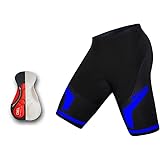 DJSKLDF Radlerhose Radfahren Kleidung Männer Lätzchen Fahrrad Hosen Professionelle Mann...
