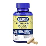 Zirkulin Bio Flohsamenschalen (80 Kapseln) - fördert die Verdauung & Darmgesundheit -...