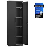 SONGMICS Aktenschrank, Mehrzweckschrank, Aufbewahrungsschrank, 5 Ebenen, 40 x 60...