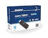 Edision Nano T265+ Terrestrischer DVB-T2 und Kabel DVB-C HDMI dongle Receiver, H265 HEVC,...