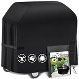 SPGOOD Grillabdeckung Wetterfest 420D Oxford-Stoff Grill Abdeckhaube Gasgrill Wasserdicht...