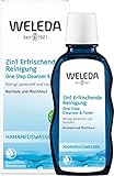 WELEDA Bio 2in1 Erfrischende Reinigung, Naturkosmetik Gesichtswasser und Make-up Entferner...