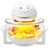 YORKING Halogenofen Heißluftofen Klein 17 Liter Halogenoven Heißluftgrill...