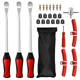 LPZMPZ Reifenheber Reifen Montiereisen 27 PCS Reifenmontierhebel Set, Reifenmontage...