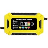 Autobatteriereparatur | Kfz-Batterieladegerät | Batterieladegerät für Autos, 12V 6A...