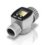 Bradas digitaler Wasserzähler, grau, 9 x 4 cm