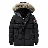 JIANYE Winterjacke Herren Winterparka Gefüttert Warme Parka Jacke Outdoor...