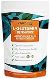 L-Glutamin Pulver 500g vegan, optimal hochdosiert & geschmacksneutral, L-Glutamin ohne...