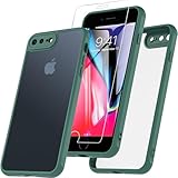 BESINPO Für iPhone 8 Plus Hülle, iPhone 7 Plus Hülle Mit Panzer Schutz Glas, 360°...