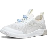KEEN Unisex Kinder Knx Knit Lace Sneakers, Star White Skyway
