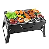 SunJas BBQ Gills Holzkohlegrill Klappgrill Tischgrill Tragbarer Reisegrill Outdoor...