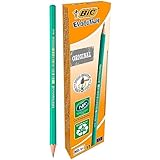 BIC Bleistift Evolution Original 650 HB, 12er Pack, grün, sechskantig, Ideal für das...