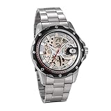 JewelryWe Automatik Uhr Herren Edelstahl: Klassische Automatikuhr Männer Automatische...