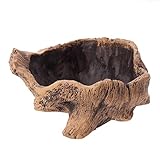 STOBOK Sukkulenten Topf Künstliche Baumwurzel Holzstapel Form Zement Vintage Desktop...