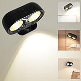 BORDEAG Wandleuchte Innen, Wandlampe Innen, Nachtlicht Steckdose, Steckdosenlampe, Led...