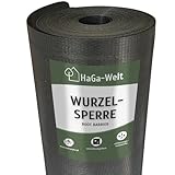HaGa Wurzelsperre 60cm Breite - Robuste Rasenkante Bambus & Beeteinfassung -...