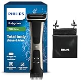 Philips BG7025/15 Bodygroom Series 7000 mit integriertem Kammaufsatz (3 bis 11...