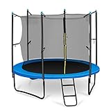Klarfit Kinder Trampolin Indoor/Outdoor, Kleines Trampolin für Kinder ab 5...