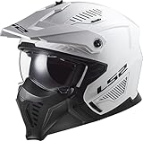 LS2, Jet modularhelme motorrad DRIFTER solid white 2206, XL