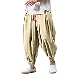 Mode Lose Beiläufige Breite Hosen Männer Elastische Hosen Bein Farbe Solide Männer...
