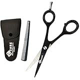 YSCARE Bartschere Haarschere Schnurrbartschere Premium Friseurschere Extra...