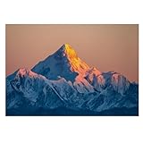 Tapete Fototapete 3d Effekt （400cm×280cm）Schnee Berg SonnenscheinNaturlandschaft XXL...