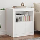 Buzaza Sideboard mit LED-Beleuchtung Living Room Cabinets WohnzimmerschräNke...