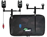 Angel-Berger Magic Baits Black Quick Rod Pod mit Tasche Bissanzeiger...