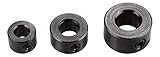 kwb Bohrtiefenbegrenzersatz, 3-teilig, verstellbar, 6 mm, 8 mm und 10 mm, Grenzring,...