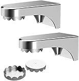 2 Stück Magnet-Seifenhalter, Seifenhalter, Edelstahl, Wandhalterung mit 4 Deckeln für...