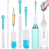 5 Stück FlaschenbüRsten Set, BüRste Flaschenreinigung mit Flaschenburste Lang,...