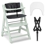 hauck Hochstuhl Alpha Plus mit Tablett Click Tray und Sitzpolster - Mitwachsender...