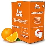 Orangensaft Kaltgepresst¹ - 3 Liter | 100% Orangen Direktsaft ohne Zusätze |...