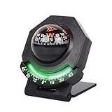 Auto- | Faltbarer Navigationskompass | Klebekompass Ball | Autoguide Kugelkompass | Marine...
