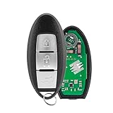 3 Tasten Auto-Fernbedienung Schlüsselanhänger Ersatz für Nissan Qashqai...