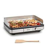 Tefal Maxi Plancha Elektro-Tischgrill CB690D, Extra groß, Antihaft Teppanyaki Platte,...