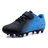 JABASIC Jungen Mädchen Stollen Fußballschuhe Kinder Outdoor Firm Ground...