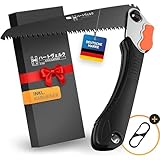 HARDTWERK Klappsäge ALPHA Astsäge mit Safety Lock (210mm) für Garten,...