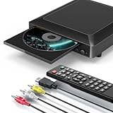 Ceihoit Mini DVD Player für TV HDMI/AV Ausgang mit Kabel enthalten, HD 1080P Upscaling,...