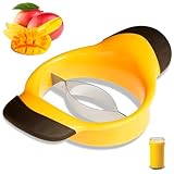 Mangoschneider, Mango Slicer, mit Ergonomischem Gummigriff, Einfach Entnommen und Teilen,...