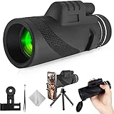 Monocular Telescope HD 80X100 HD Fernrohr Monocular Telescope Handy Fernglas objektiv FMC...
